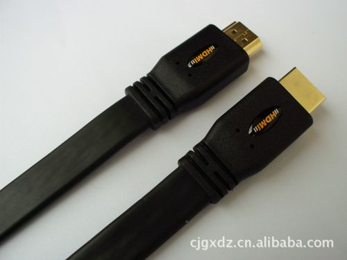 供应深圳厂家 专业生产hdmi扁平线 颜色不限 质量保证 支持3d 1080p